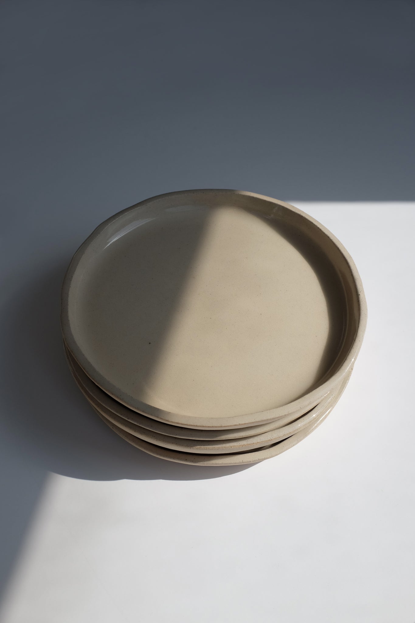 Side plate — White
