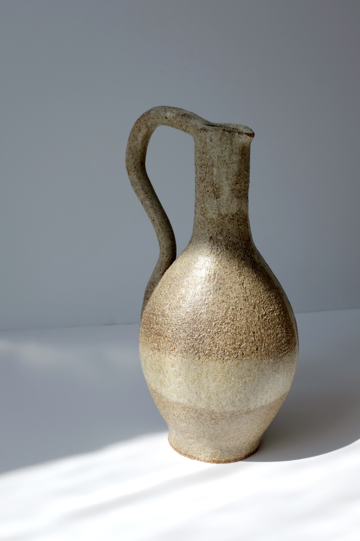 Wavy handled jug