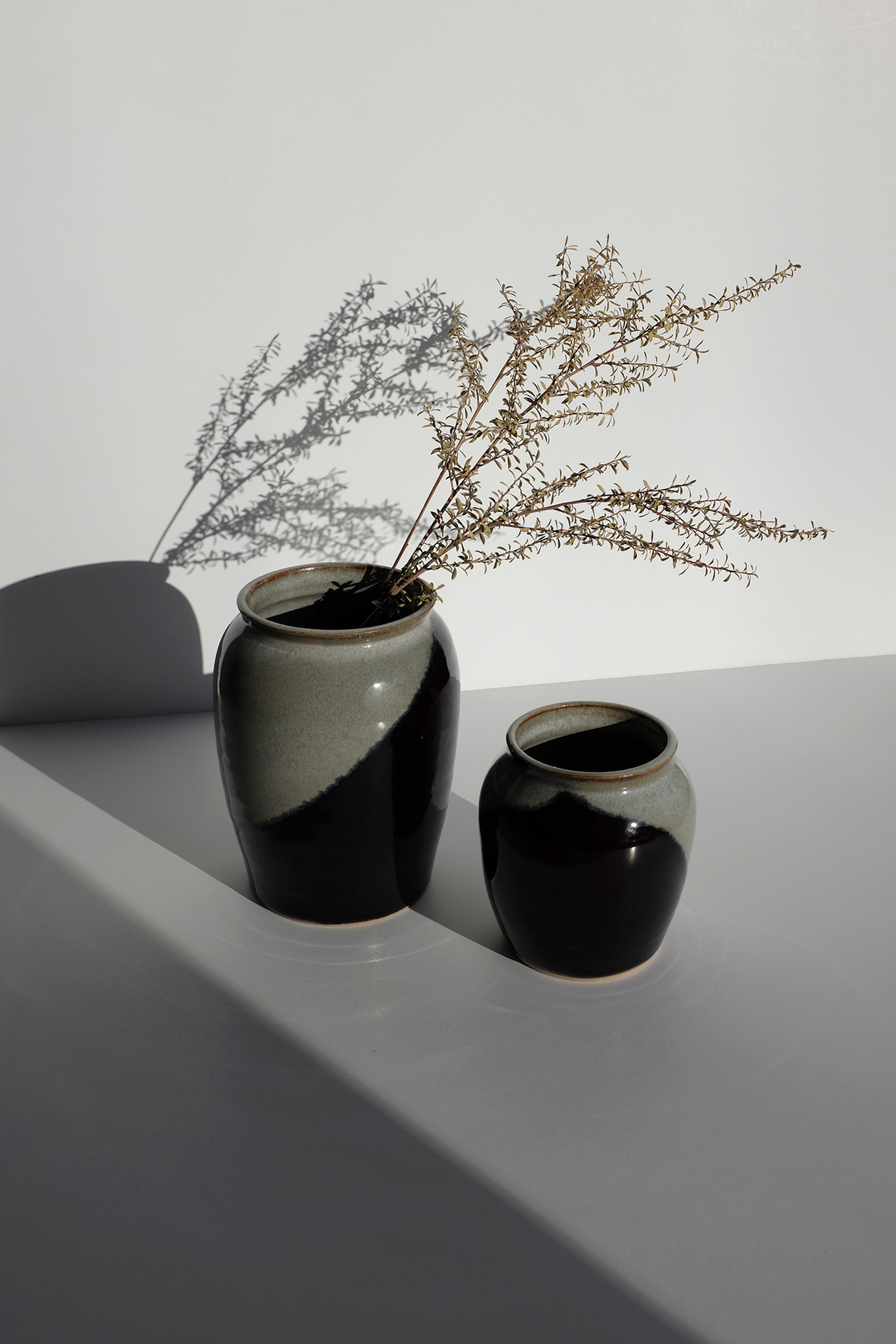 Layered vases (Pair)